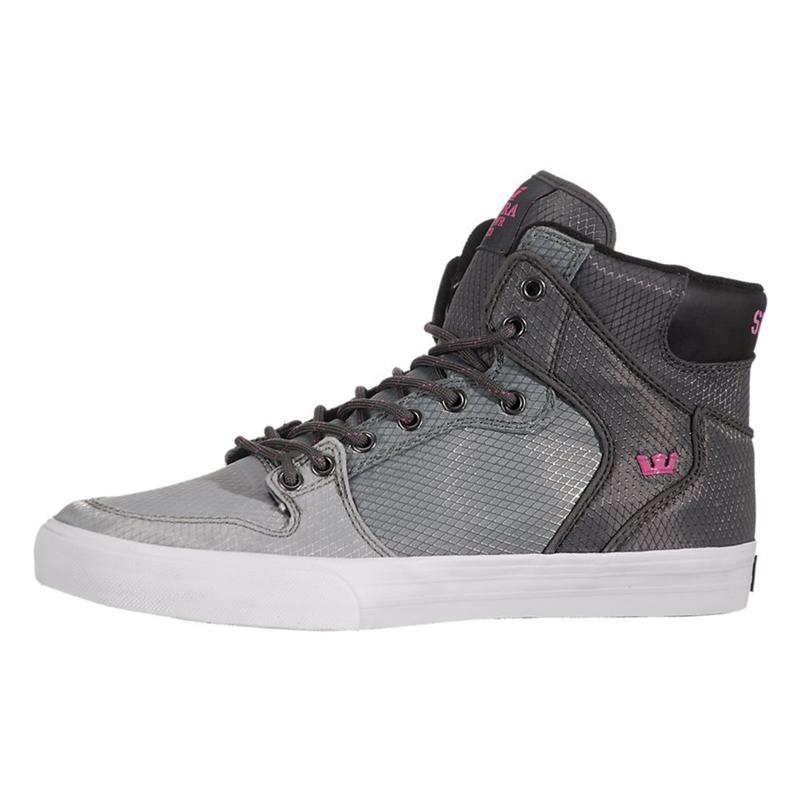 Supra VAIDER Sneaker High Damen Grau Schwarz Online Bestellen MRIAZ7812